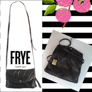 Frye Snakeskin Crossbody Purse Handbag